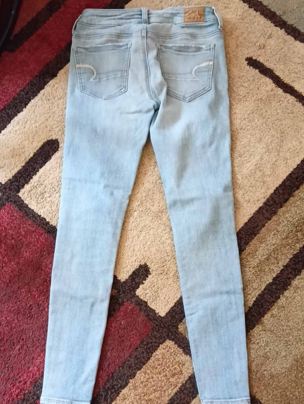 American Eagle Light Blue Women's Skinny Jeans Size 2